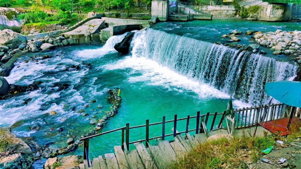 Kutton Waterfall. Tourist places in neelum valley